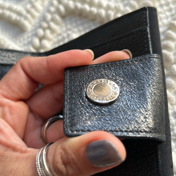 BVLGARI Canvas Leather Bifold Wallet - Picture 13 of 13